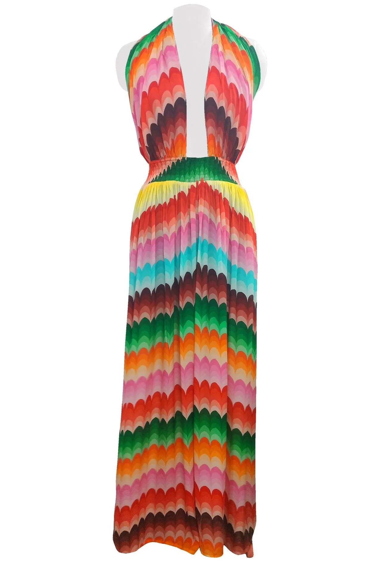 Multicolor Floor Length Dress