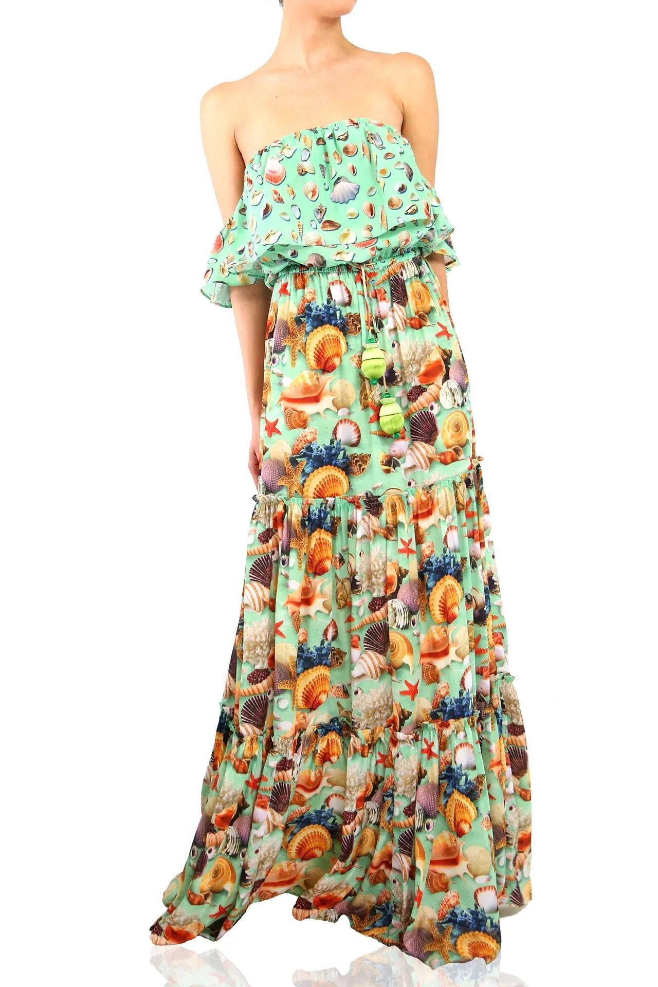 Off The Shoulder Ruffle Dress