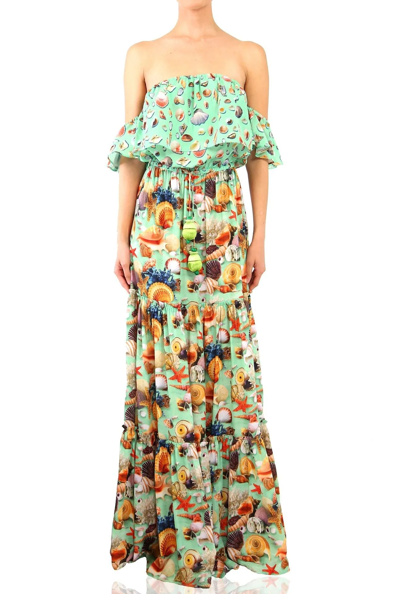 Off The Shoulder Ruffle Dress