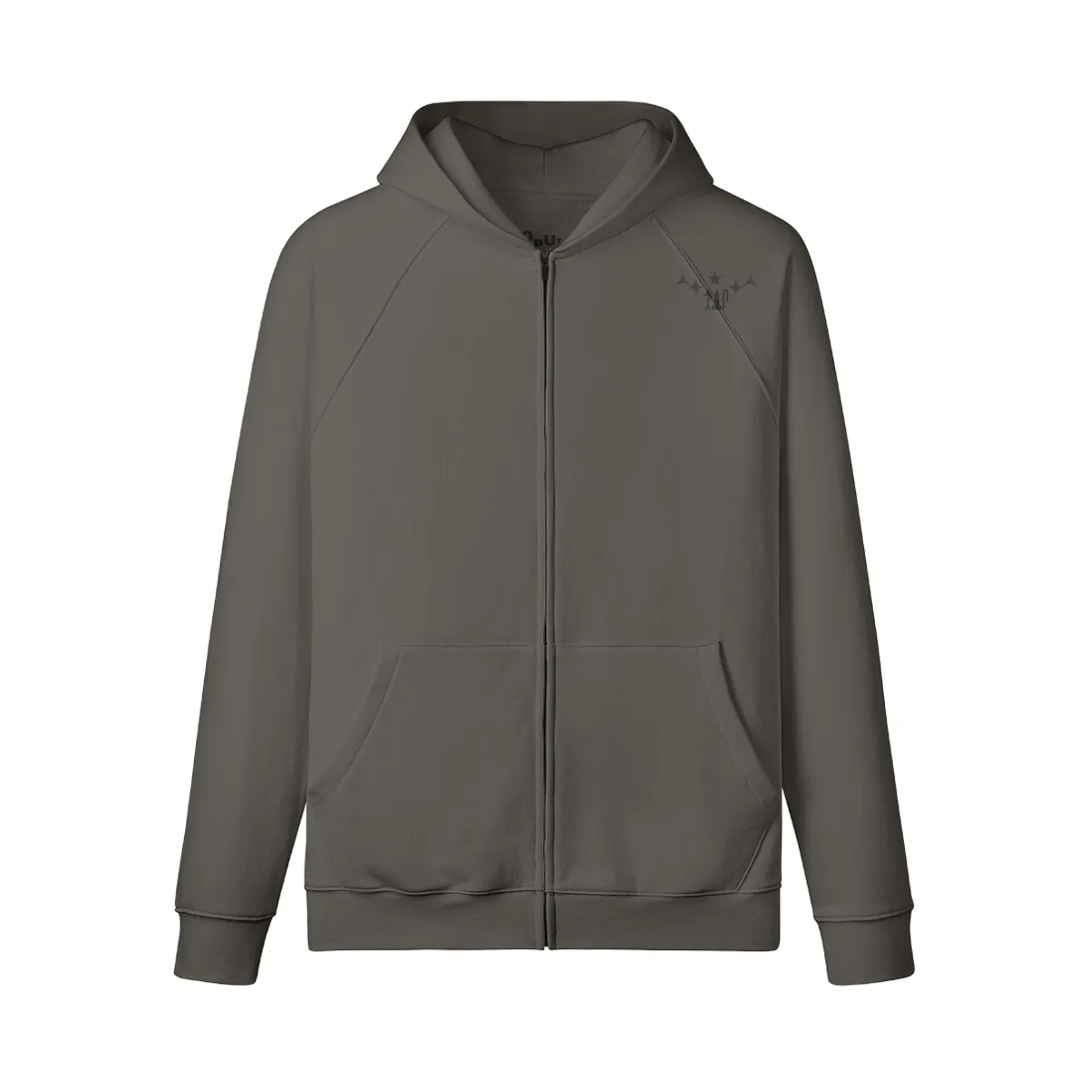 Opulwear 5 star zipper hoodie
