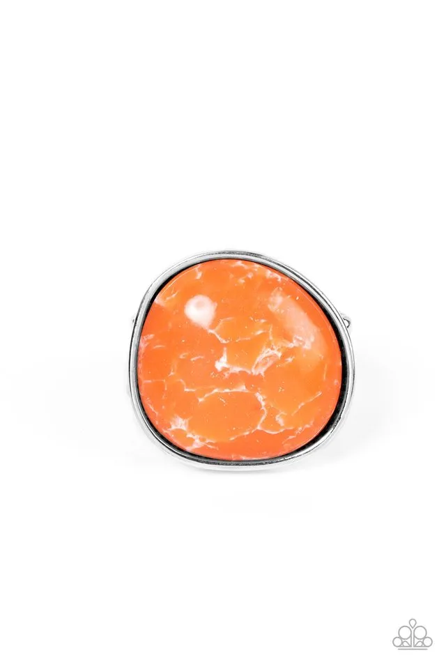 Paparazzi Ring ~ Aesthetically Authentic - Orange