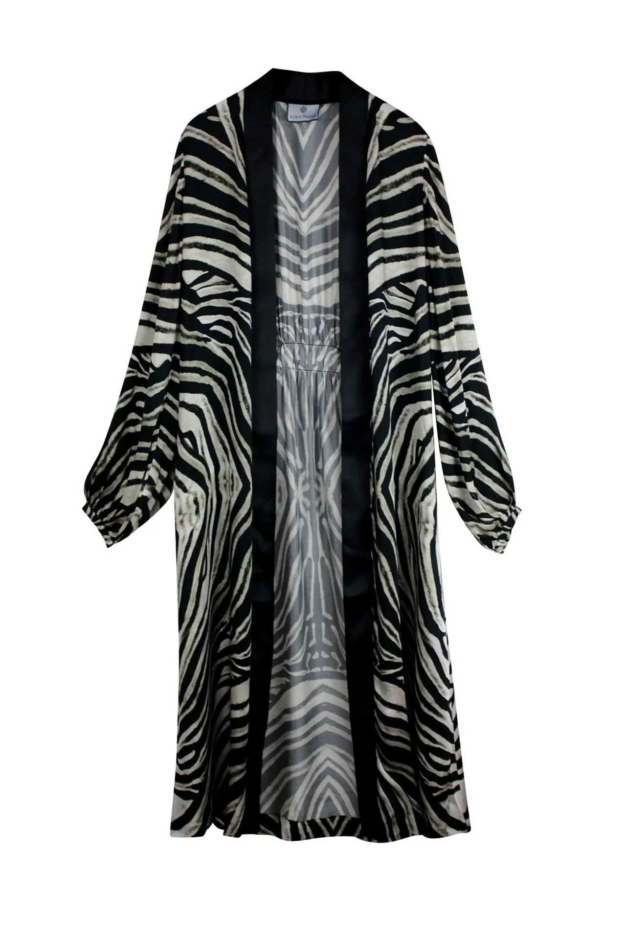 Printed Silk Robe