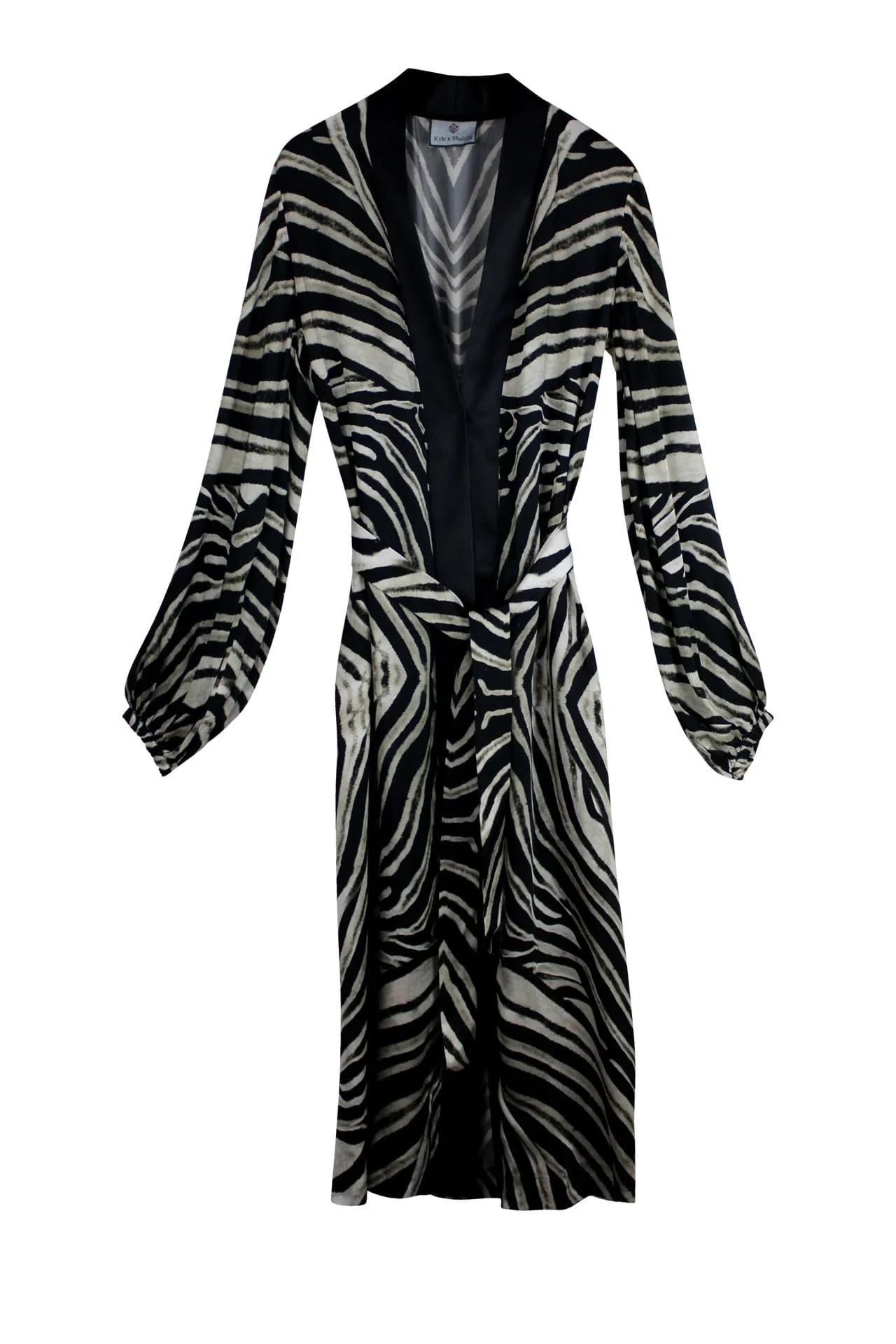 Printed Silk Robe