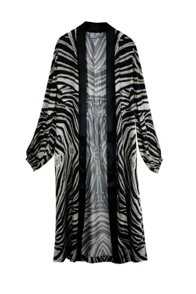 Printed Silk Robe