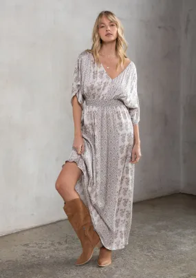 Serendipity Kimono Sleeve Maxi Dress