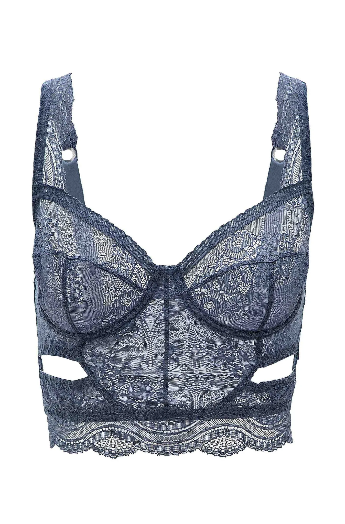 Serenity Cut Out Underwired Full Cup Longline Bra