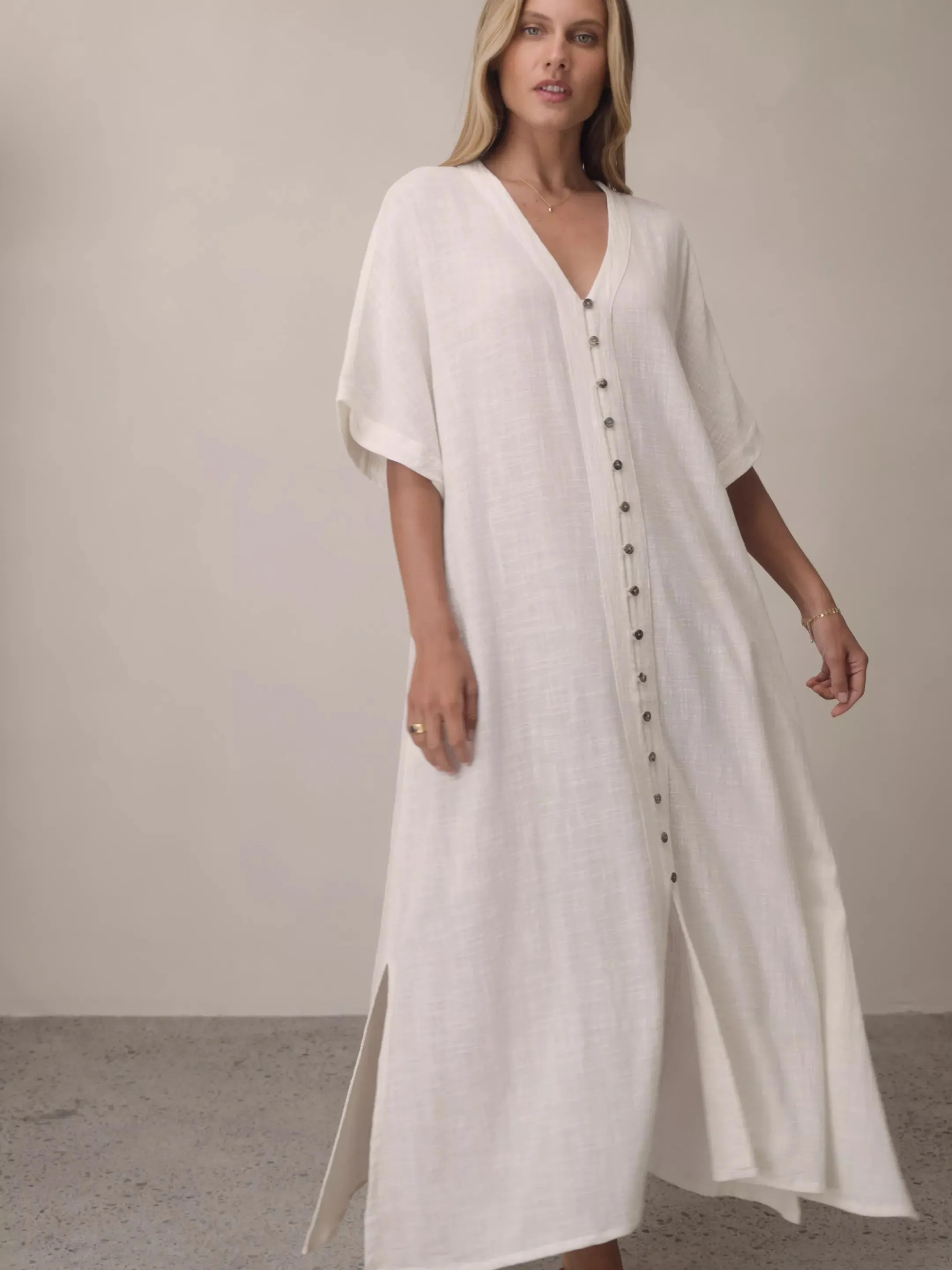 Sevilla Cotton Kimono Coconut