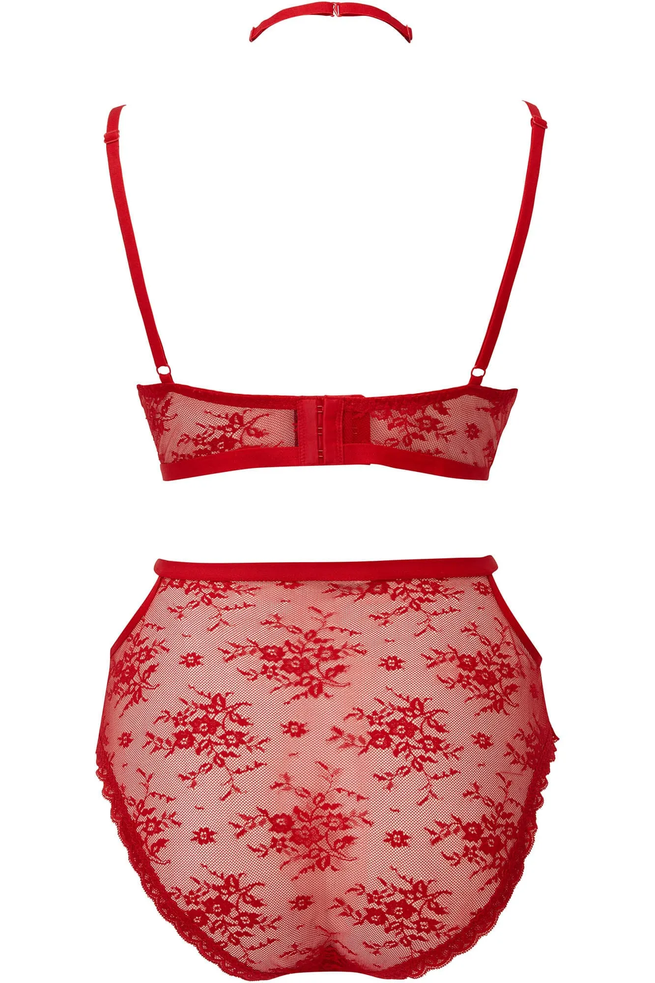 Sheer Evil Bra [SCARLET]