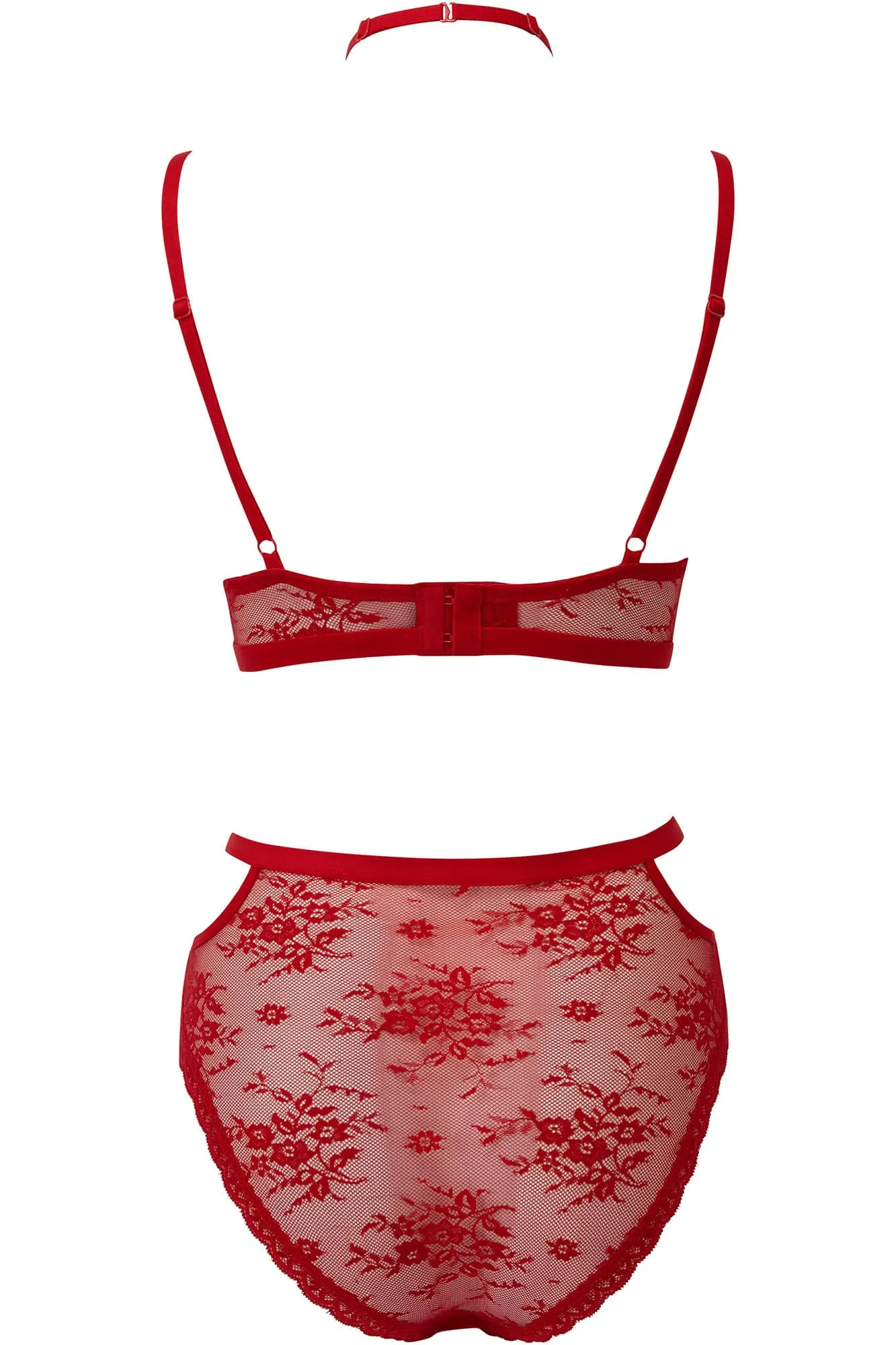 Sheer Evil Bra [SCARLET]