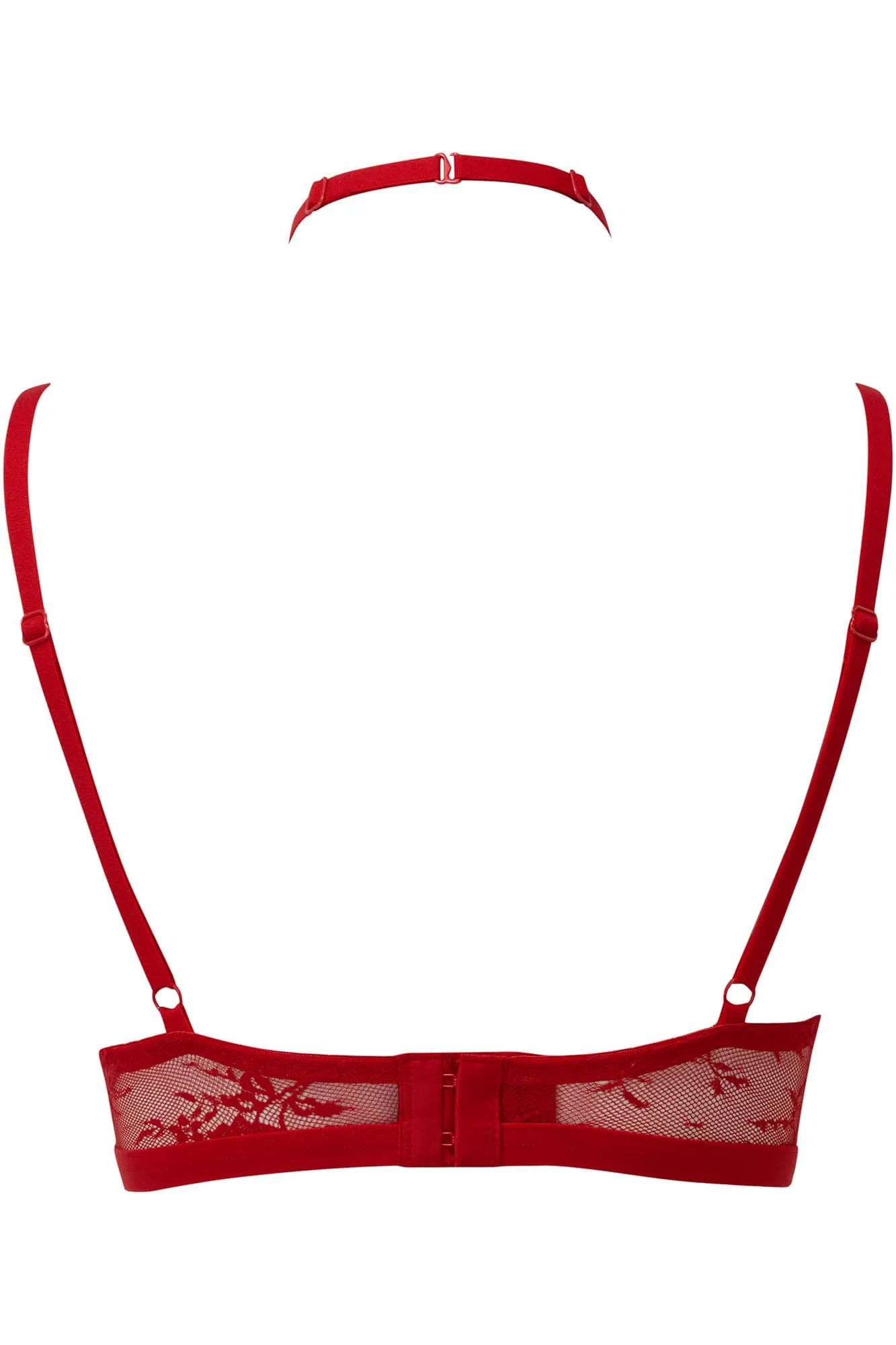 Sheer Evil Bra [SCARLET]