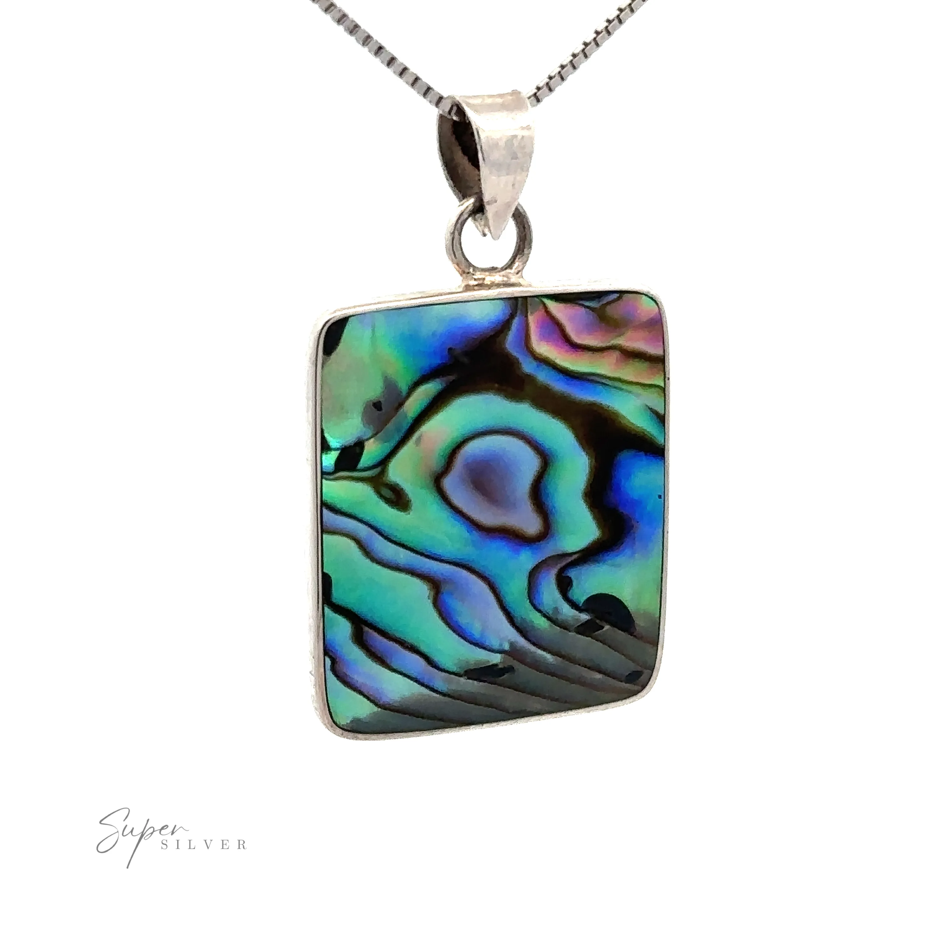 Square Abalone Pendant