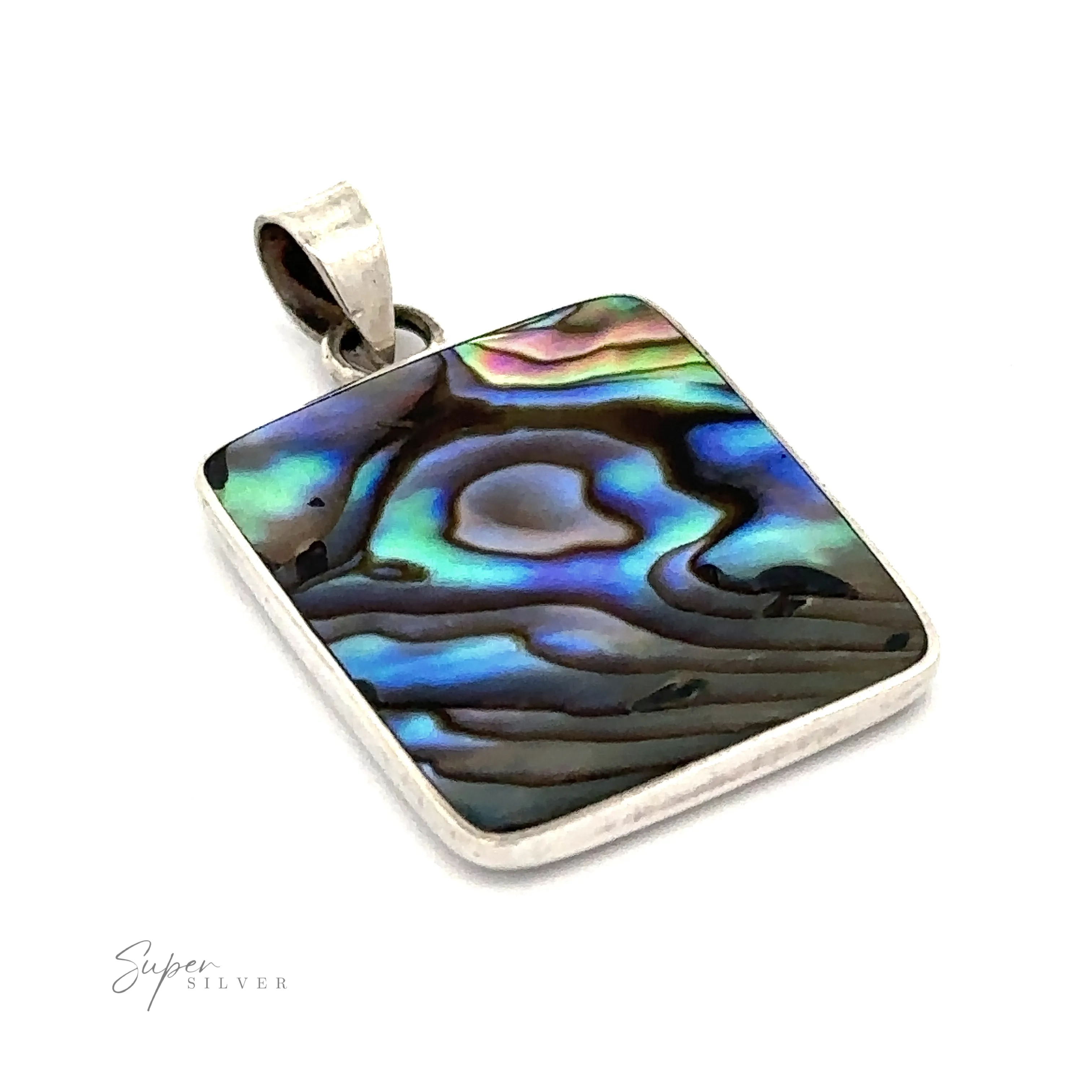 Square Abalone Pendant