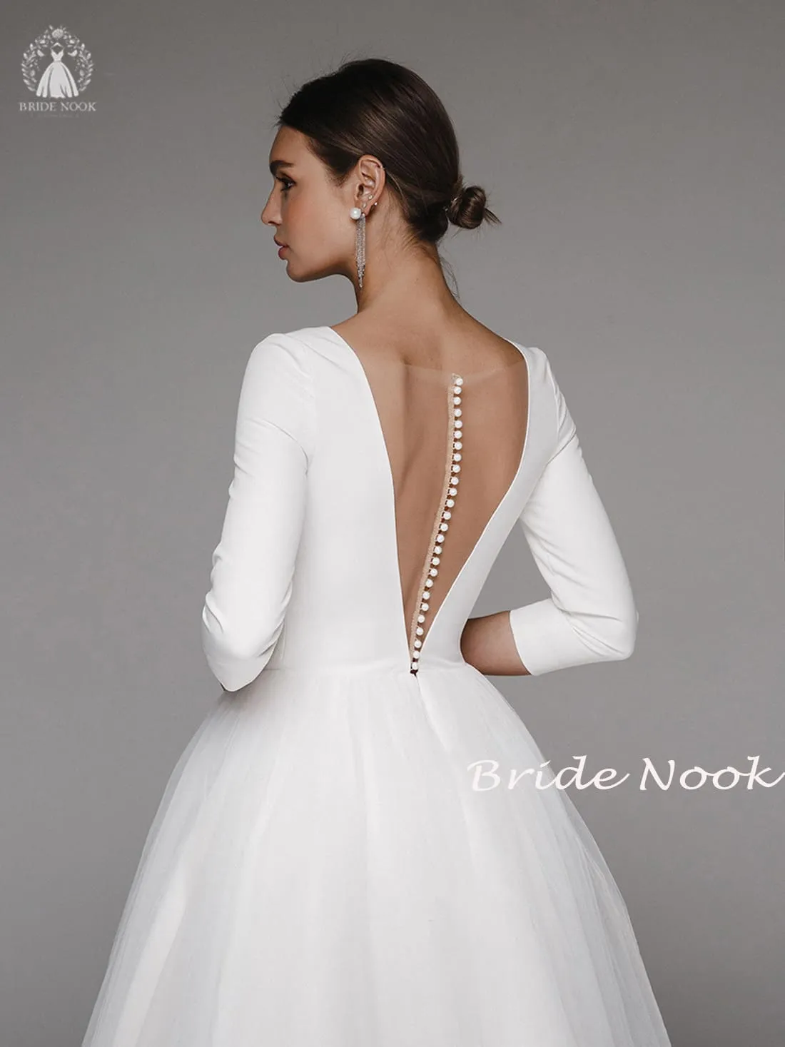 Tea Length Wedding Dress | Wedding Reception Dress | Bride Nook