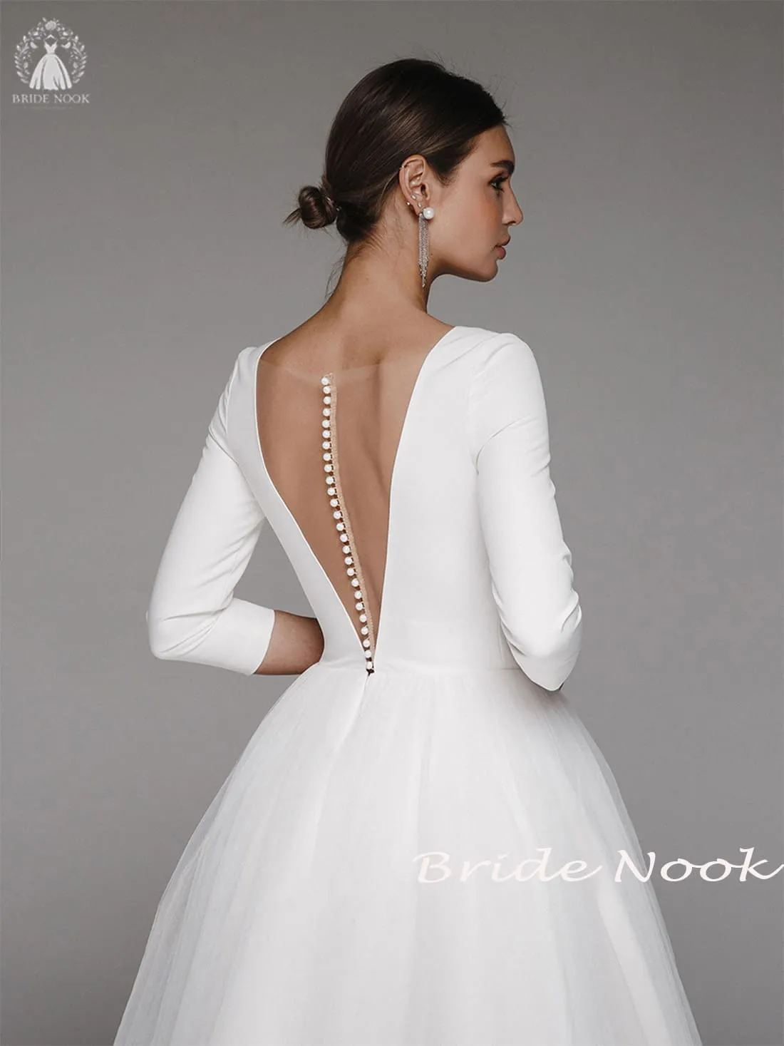 Tea Length Wedding Dress | Wedding Reception Dress | Bride Nook