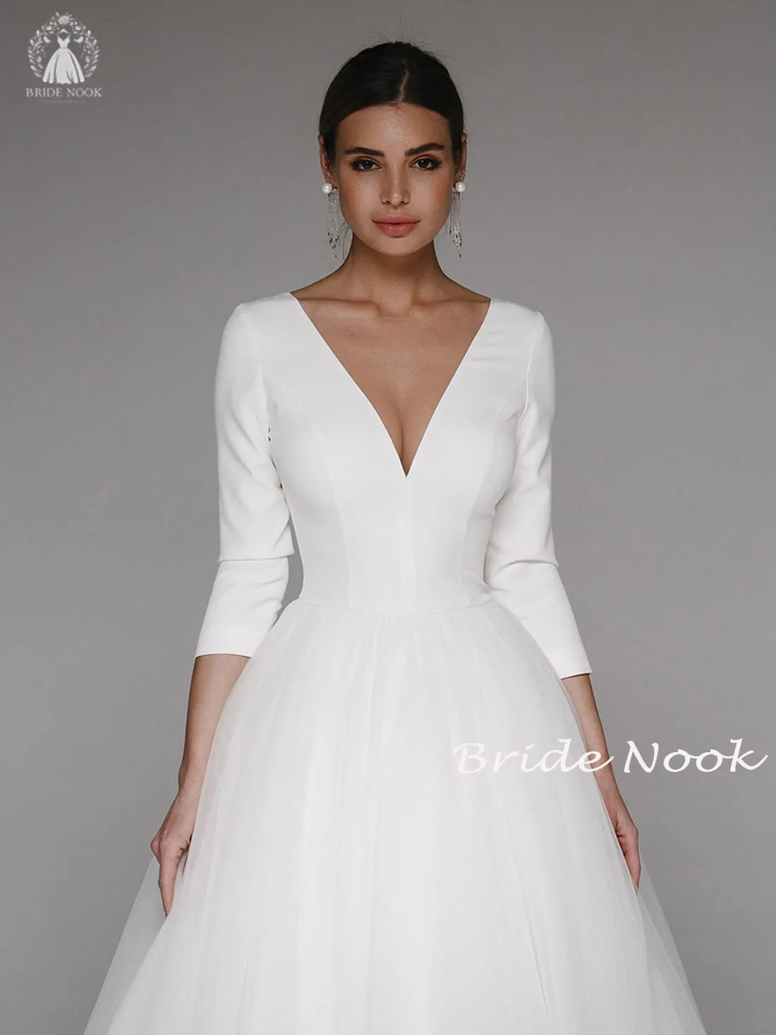 Tea Length Wedding Dress | Wedding Reception Dress | Bride Nook