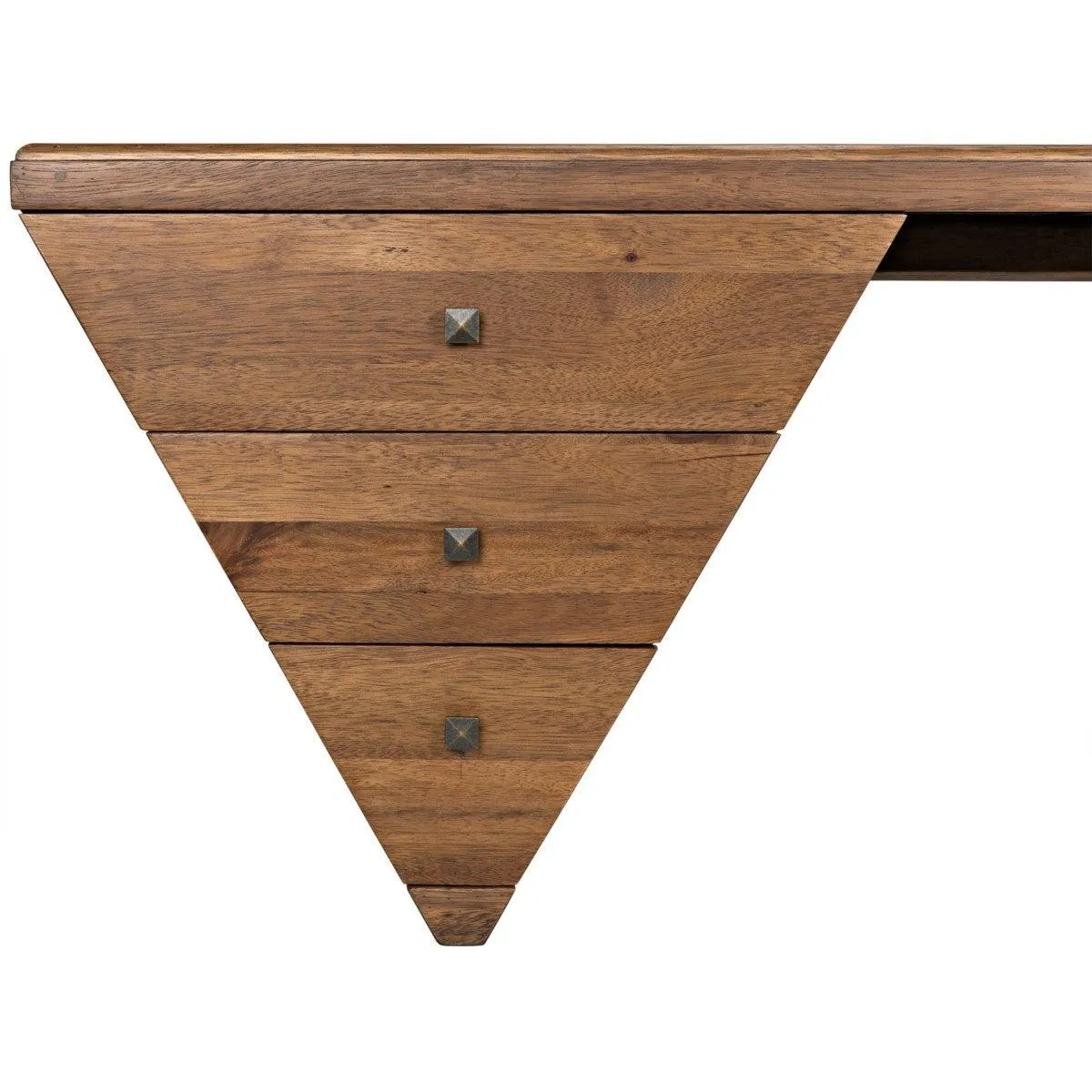Tetramo Desk, Dark Walnut by Noir