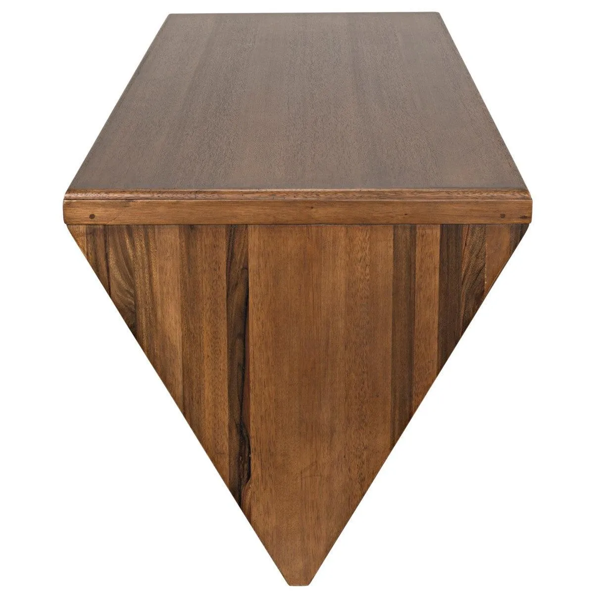 Tetramo Desk, Dark Walnut by Noir