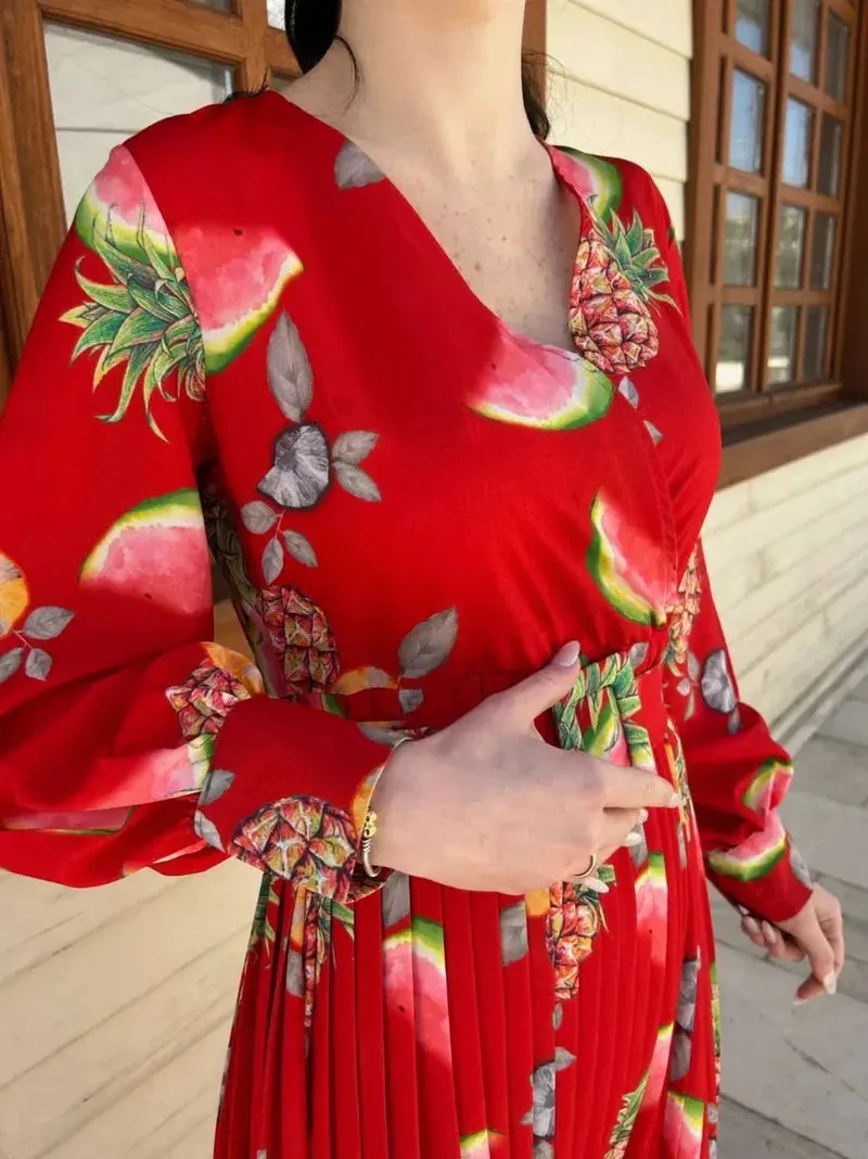 Zainab Floral Maxi Dress in 2 color