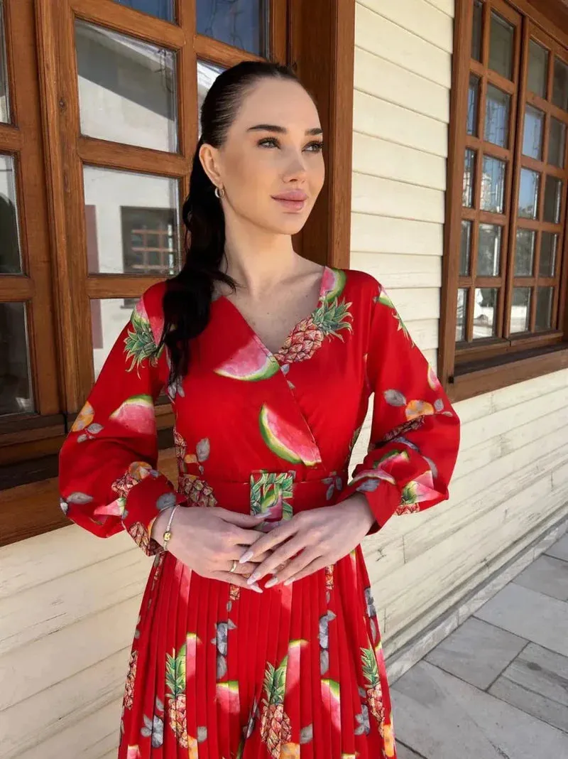 Zainab Floral Maxi Dress in 2 color