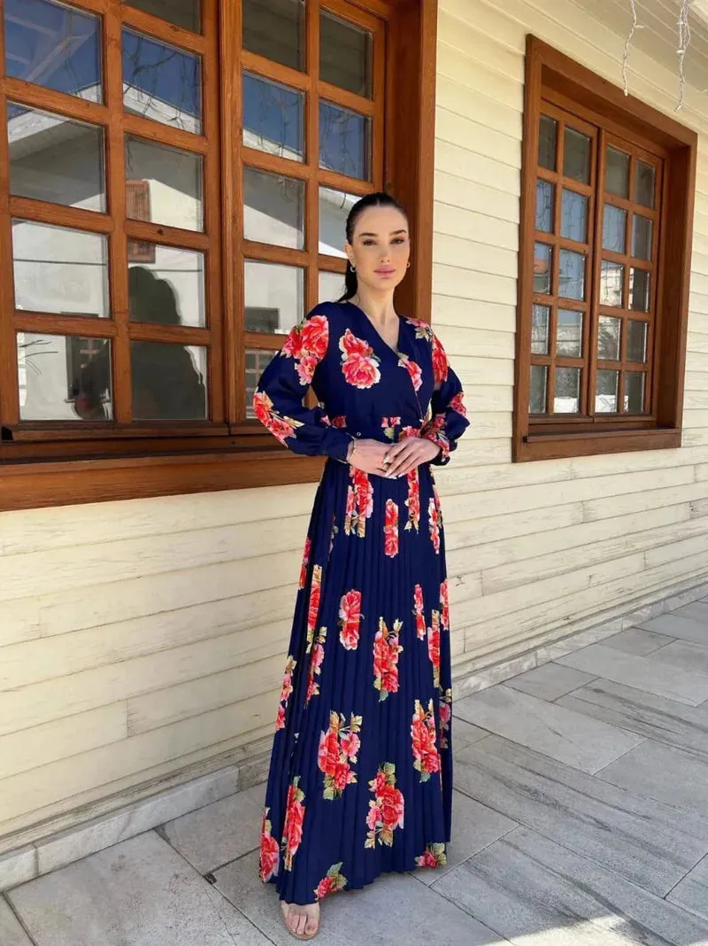 Zainab Floral Maxi Dress in 2 color