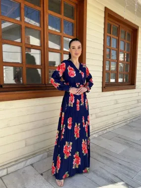 Zainab Floral Maxi Dress in 2 color